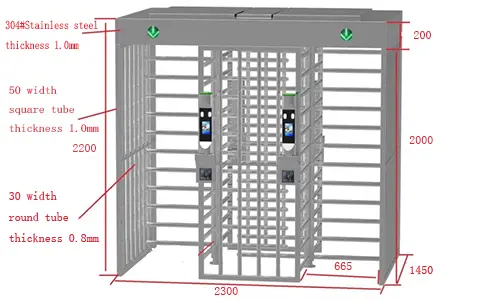 Turnstile-gate-price-Parameter-QiGong